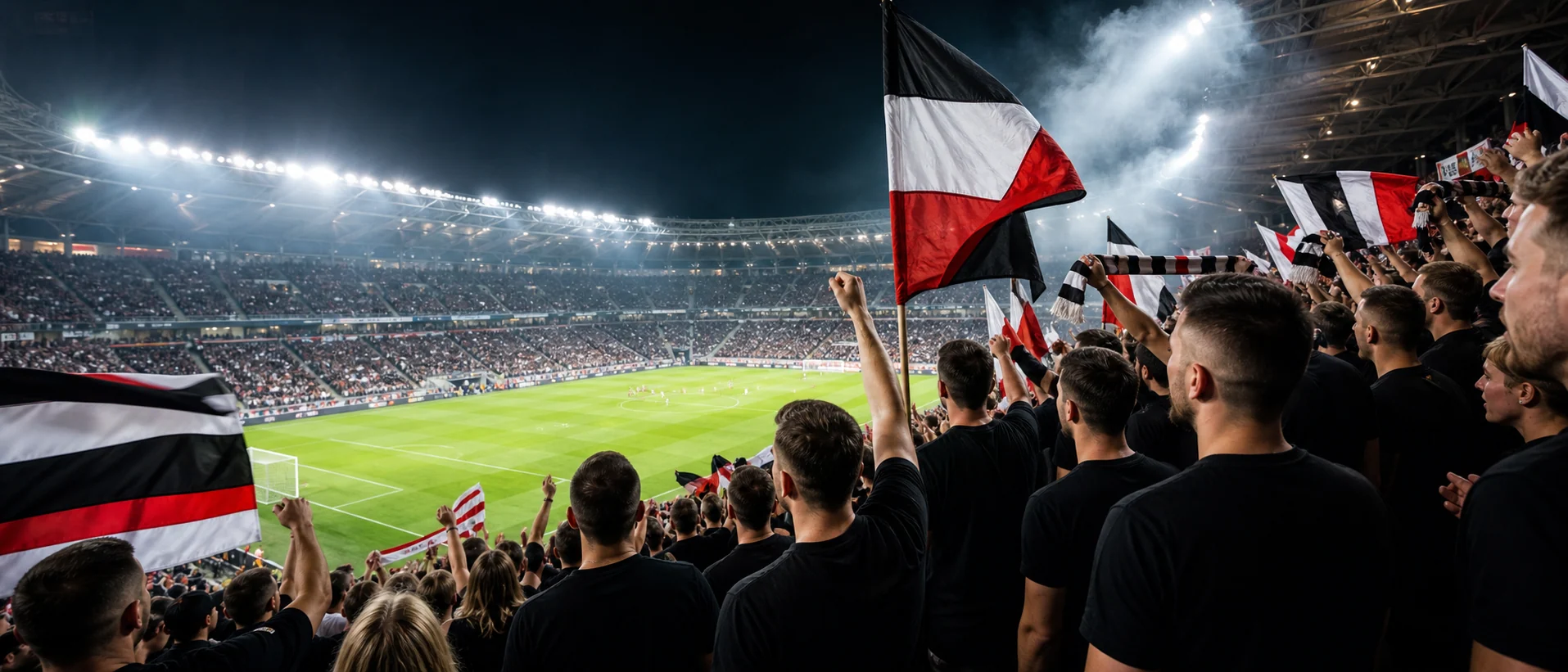 Kibice na stadionie